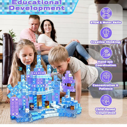 Great Gift! Princess Castle Magnetic Blocks 
 