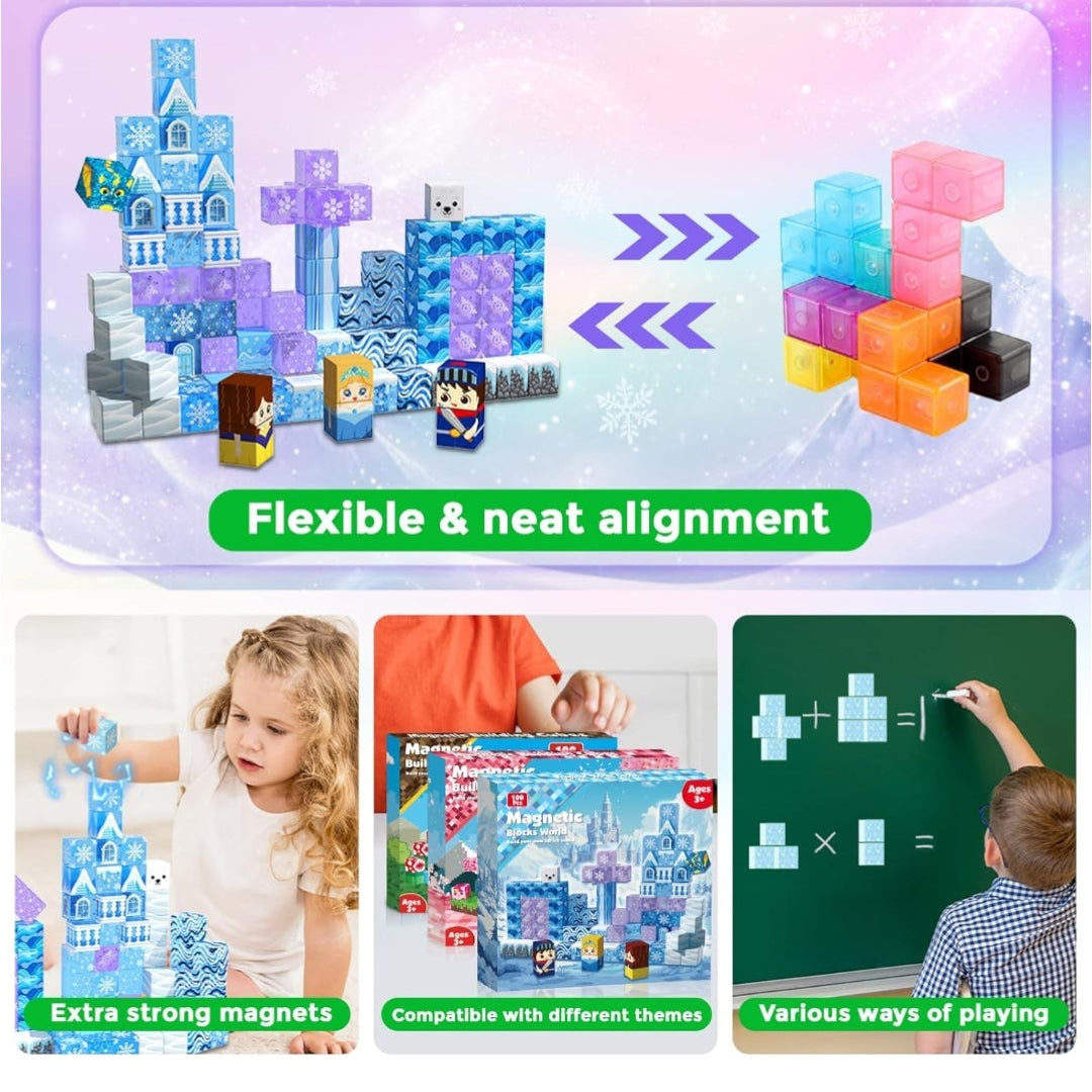 Great Gift! Princess Castle Magnetic Blocks 
 