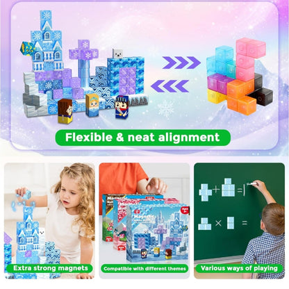 Great Gift! Princess Castle Magnetic Blocks 
 
