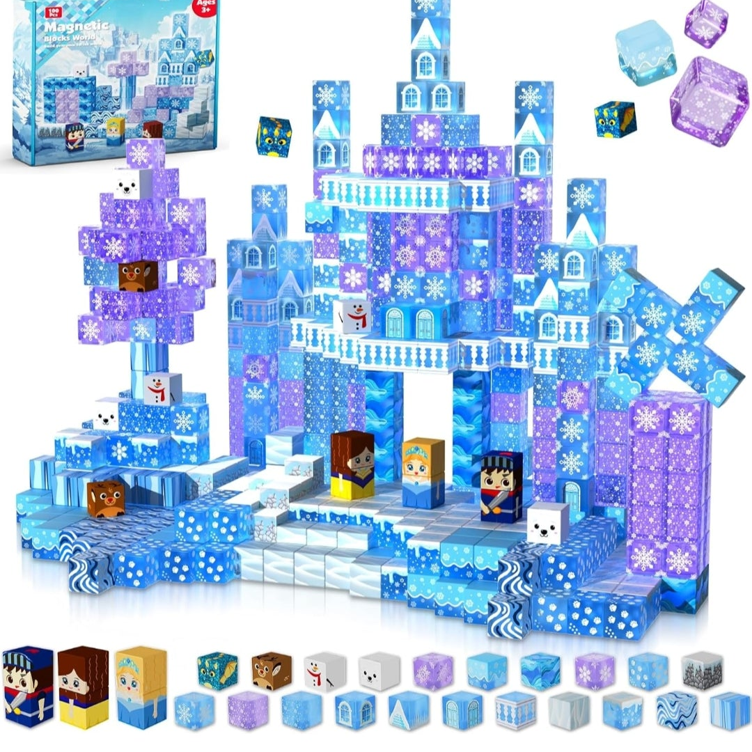 Great Gift! Princess Castle Magnetic Blocks 
 