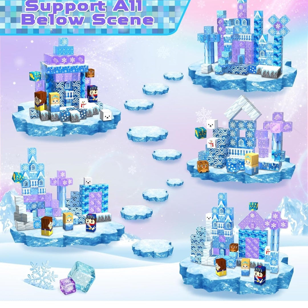 Great Gift! Princess Castle Magnetic Blocks 
 