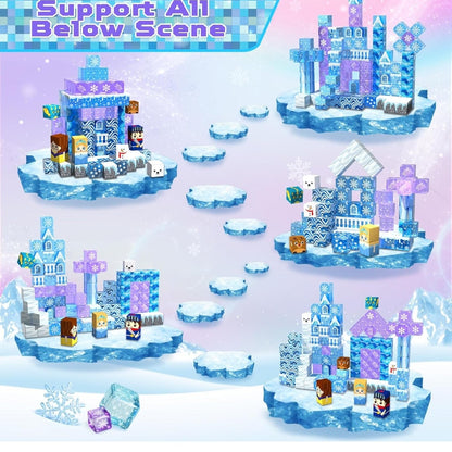 Great Gift! Princess Castle Magnetic Blocks 
 