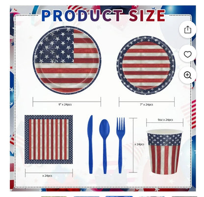 Patriotic Decorative Party Supplies