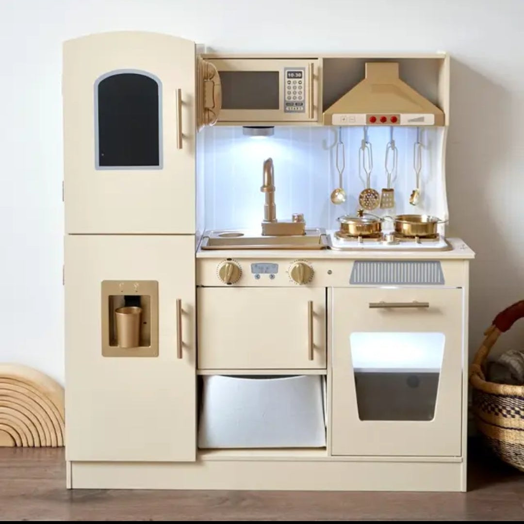 Gourmet Wooden Kids Kitchen Playset